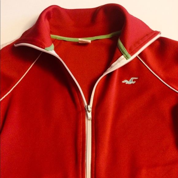 Hollister Co. Red Athletic Track Jacket - Picture 3 of 3